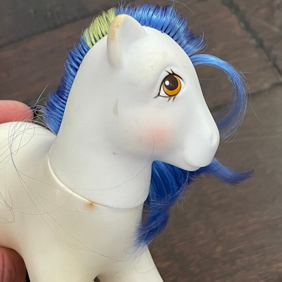 My Little Pony Big Brother Chief Fire Fighter Hat Bandana Comb VTG 1987 G1 MLP - Picture 4 of 16